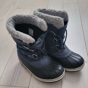Sorel Kids Snow Boots - Navy and Gray